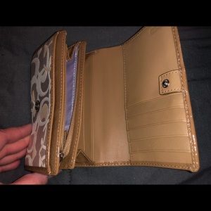 Coach purse and wallet set